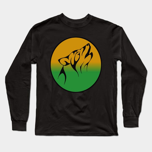 Wolf Long Sleeve T-Shirt by Mkt design